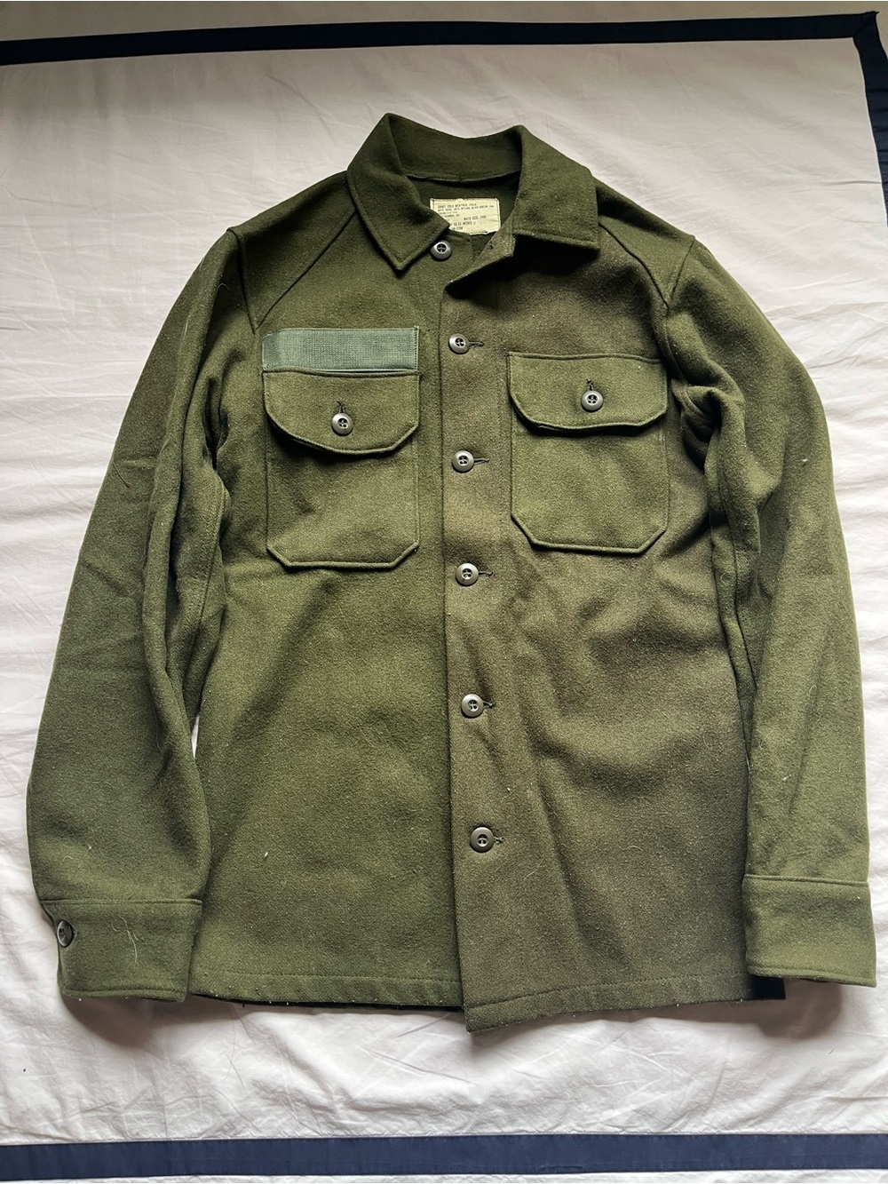 Vintage 1977 US Army Wool Field Shirt